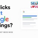 Clicks are not google ranking factor