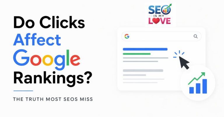 Clicks are not google ranking factor