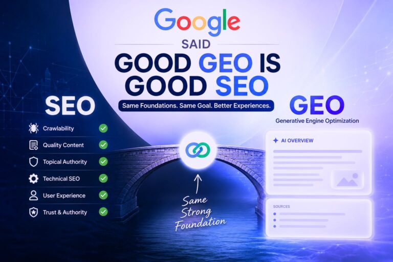SEO Is Not Separate From GEO