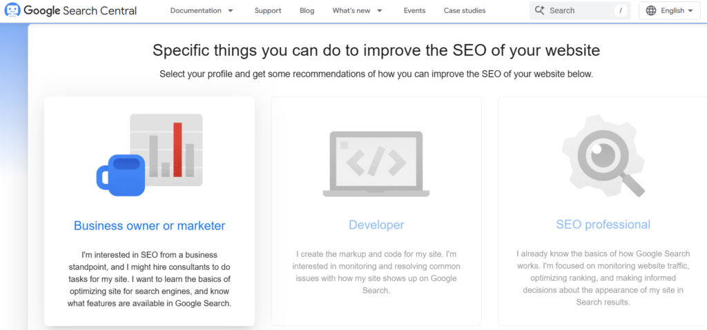 Official Google SEO Guidelines and Documentations