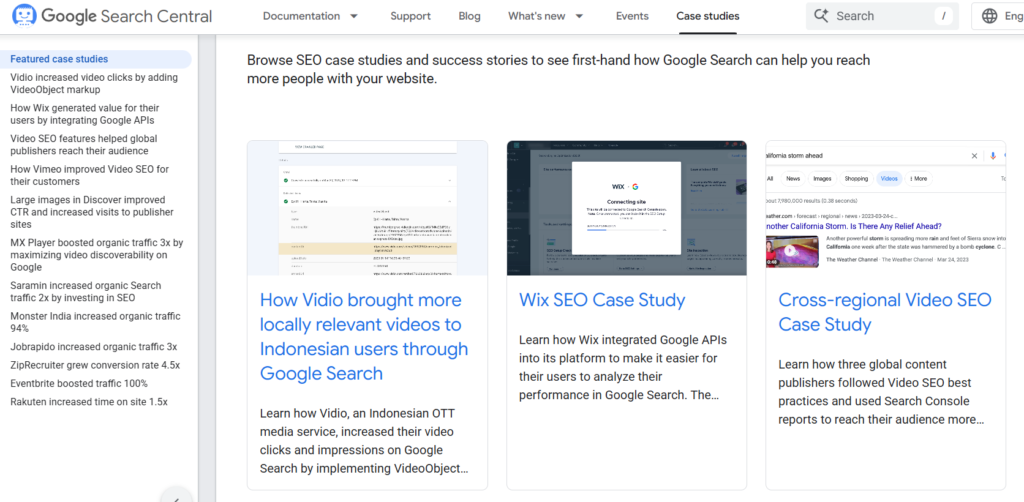 SEO case studies